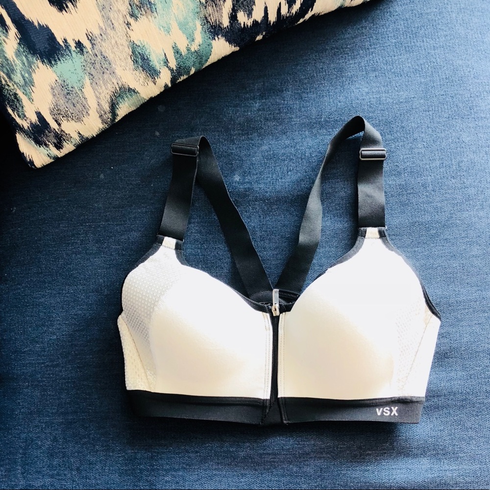 VSX front zipper sports bra